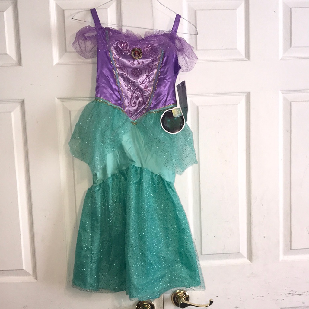 Disney | Costumes | Nwt Girls Disney Lightup Ariel Costume | Poshmark